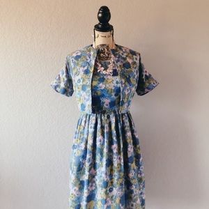 Vintage Floral Dress